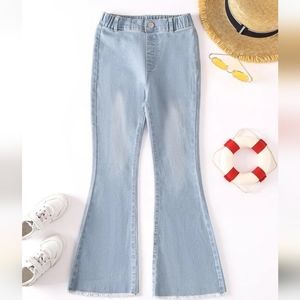 Girls flare leg jeans